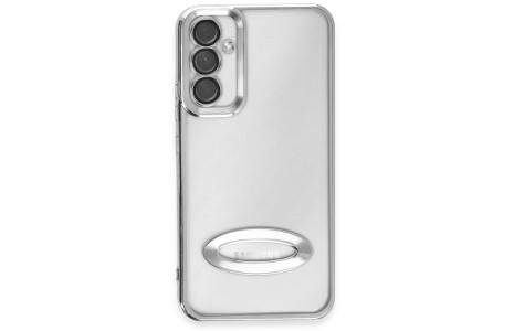 Newface Samsung Galaxy A54 5G Kılıf Slot Silikon - Gümüş