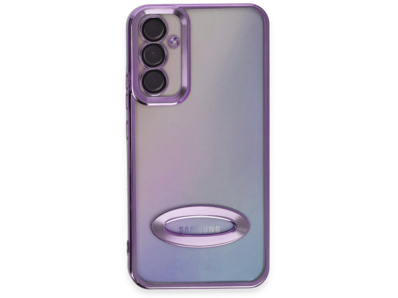 Newface Samsung Galaxy A54 5G Kılıf Slot Silikon - Mor