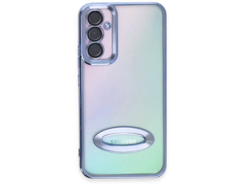 Newface Samsung Galaxy A54 5G Kılıf Slot Silikon - Sierra Blue
