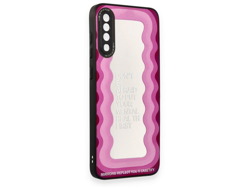 Newface Samsung Galaxy A70 Kılıf Mirror Desenli Kapak - Mirror - 11