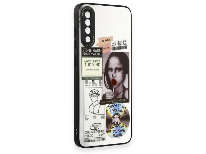 Newface Samsung Galaxy A70 Kılıf Mirror Desenli Kapak - Mirror - 2