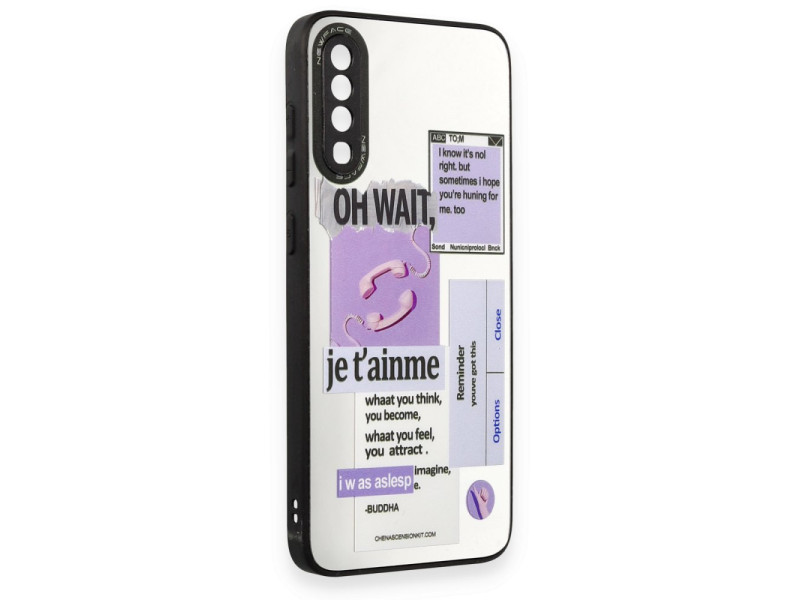 Newface Samsung Galaxy A70 Kılıf Mirror Desenli Kapak - Mirror - 4