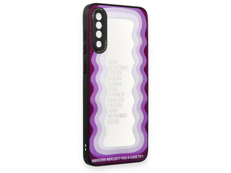 Newface Samsung Galaxy A70 Kılıf Mirror Desenli Kapak - Mirror - 5