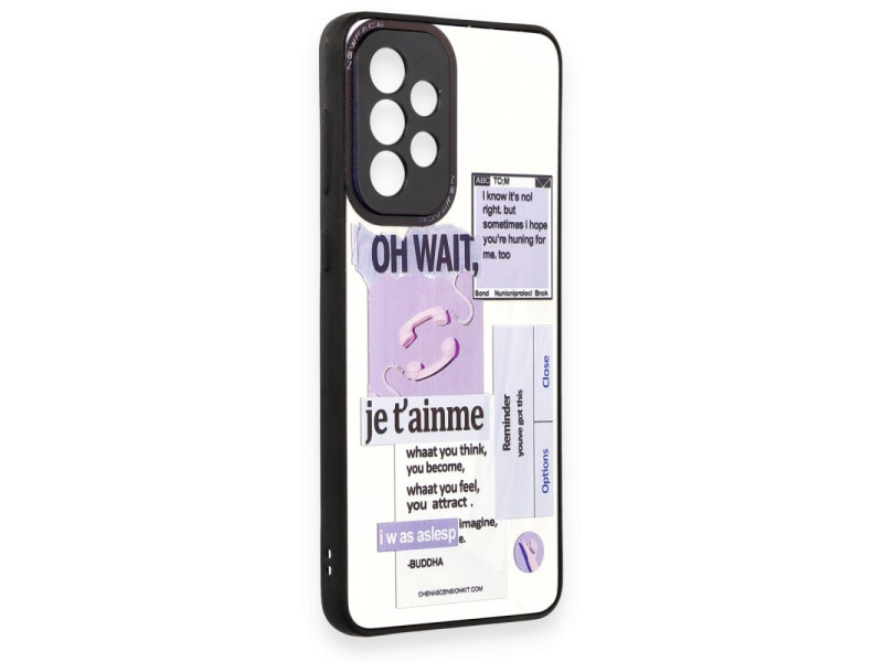 Newface Samsung Galaxy A73 5G Kılıf Mirror Desenli Kapak - Mirror - 4