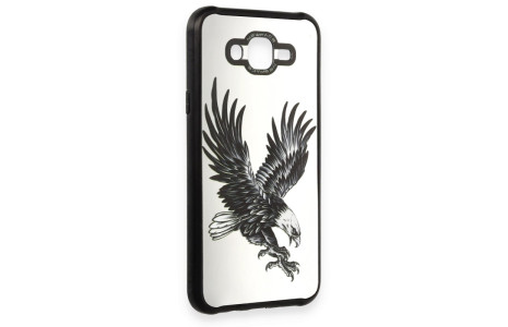 Newface Samsung Galaxy J7 Kılıf Mirror Desenli Kapak - Mirror - 1