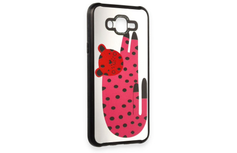 Newface Samsung Galaxy J7 Kılıf Mirror Desenli Kapak - Mirror - 12