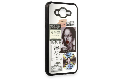 Newface Samsung Galaxy J7 Kılıf Mirror Desenli Kapak - Mirror - 2