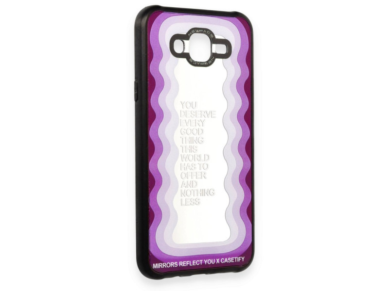 Newface Samsung Galaxy J7 Kılıf Mirror Desenli Kapak - Mirror - 5