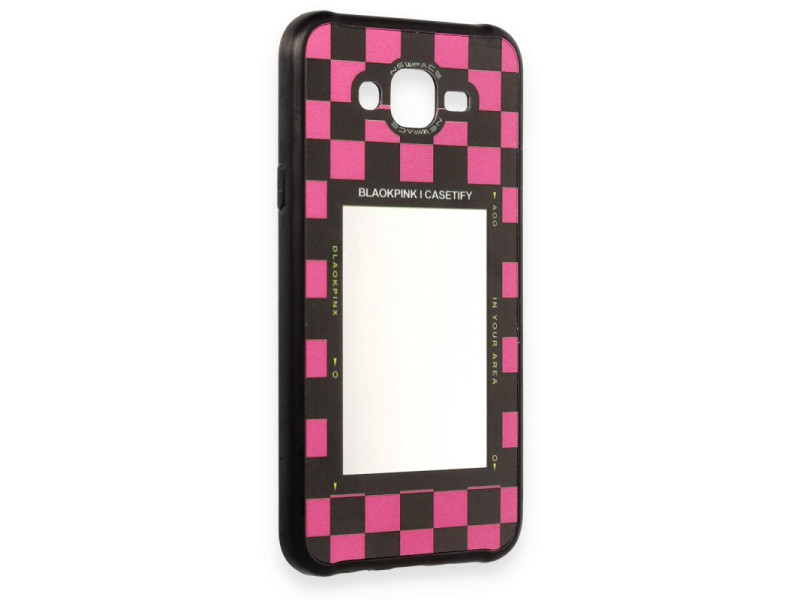 Newface Samsung Galaxy J7 Kılıf Mirror Desenli Kapak - Mirror - 8