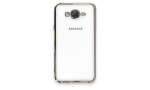 Newface Samsung Galaxy J7 Kılıf Razer Lensli Silikon - Gold