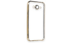 Newface Samsung Galaxy J7 Kılıf Razer Lensli Silikon - Gold