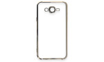 Newface Samsung Galaxy J7 Kılıf Razer Lensli Silikon - Gold
