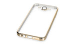 Newface Samsung Galaxy J7 Kılıf Razer Lensli Silikon - Gold