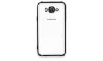 Newface Samsung Galaxy J7 Kılıf Razer Lensli Silikon - Siyah