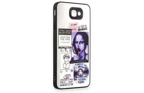 Newface Samsung Galaxy J7 Prime Kılıf Mirror Desenli Kapak - Mirror - 2