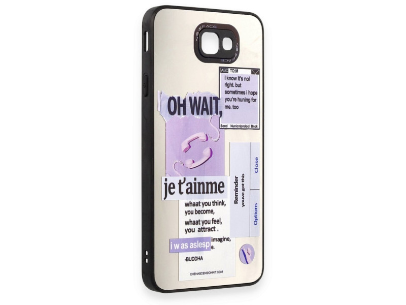 Newface Samsung Galaxy J7 Prime Kılıf Mirror Desenli Kapak - Mirror - 4