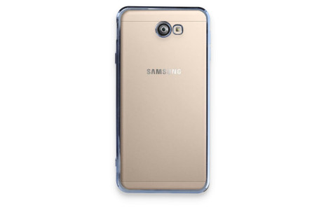 Newface Samsung Galaxy J7 Prime Kılıf Razer Lensli Silikon - Açık Mavi