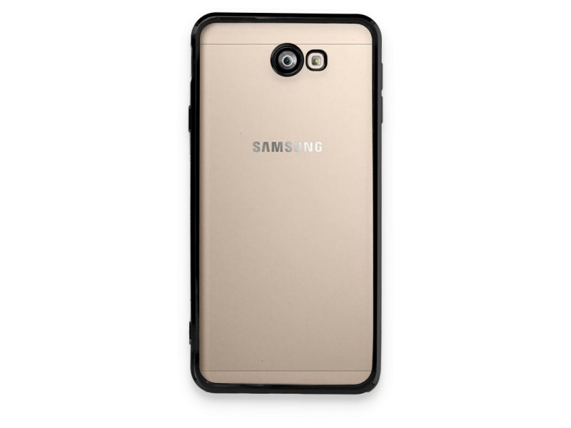 Newface Samsung Galaxy J7 Prime Kılıf Razer Lensli Silikon - Siyah