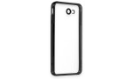 Newface Samsung Galaxy J7 Prime Kılıf Razer Lensli Silikon - Siyah