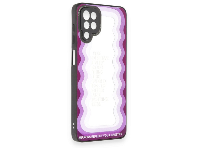 Newface Samsung Galaxy M12 Kılıf Mirror Desenli Kapak - Mirror - 5