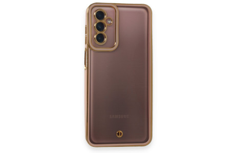 Newface Samsung Galaxy M23 Kılıf Liva Lens Silikon - Pudra