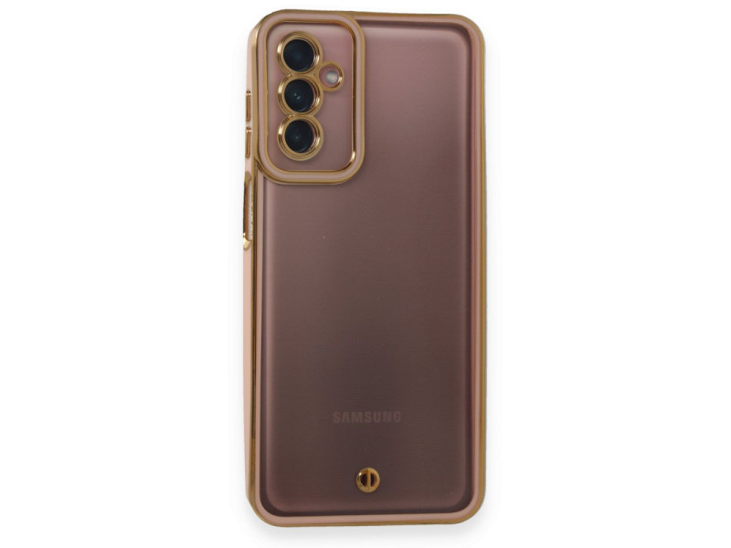Newface Samsung Galaxy M23 Kılıf Liva Lens Silikon - Pudra