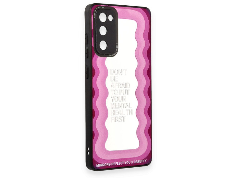 Newface Samsung Galaxy S20 FE Kılıf Mirror Desenli Kapak - Mirror - 11