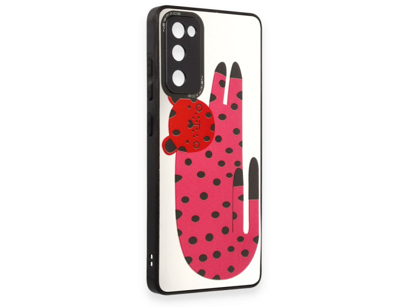 Newface Samsung Galaxy S20 FE Kılıf Mirror Desenli Kapak - Mirror - 12