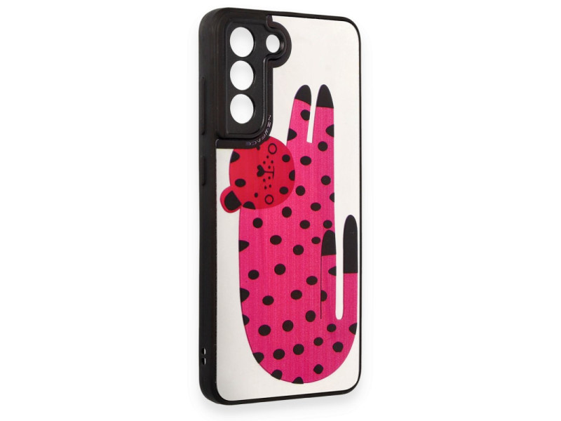 Newface Samsung Galaxy S21 FE Kılıf Mirror Desenli Kapak - Mirror - 12