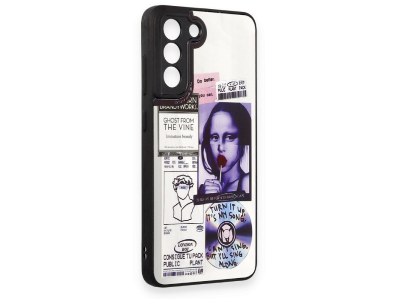 Newface Samsung Galaxy S21 FE Kılıf Mirror Desenli Kapak - Mirror - 2