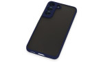 Newface Samsung Galaxy S22 Kılıf Montreal Silikon Kapak - Lacivert