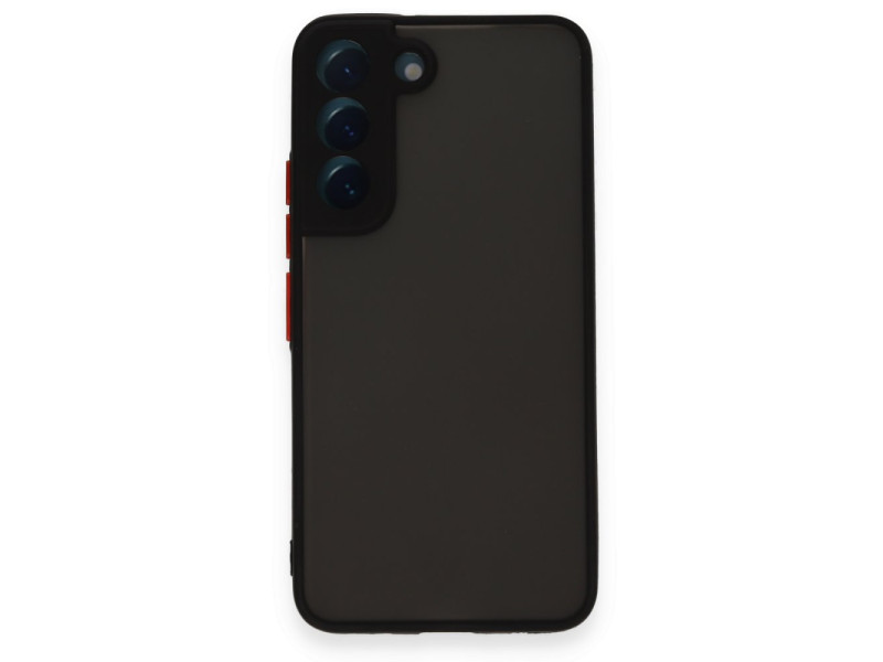 Newface Samsung Galaxy S22 Kılıf Montreal Silikon Kapak - Siyah