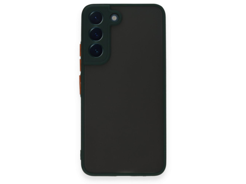 Newface Samsung Galaxy S22 Kılıf Montreal Silikon Kapak - Yeşil