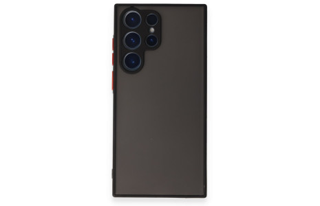 Newface Samsung Galaxy S22 Ultra Kılıf Montreal Silikon Kapak - Siyah
