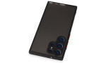 Newface Samsung Galaxy S22 Ultra Kılıf Montreal Silikon Kapak - Siyah