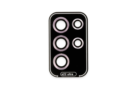 Newface Samsung Galaxy S22 Ultra Valdez Metal Kamera Lens - Derin Mor