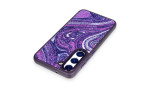 Newface Samsung Galaxy S23 Kılıf Moda Simli Kapak - Derin Mor