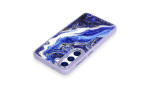Newface Samsung Galaxy S23 Kılıf Moda Simli Kapak - Mavi