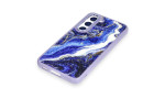 Newface Samsung Galaxy S23 Kılıf Moda Simli Kapak - Mavi