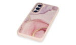 Newface Samsung Galaxy S23 Kılıf Moda Simli Kapak - Rose