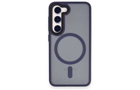 Newface Samsung Galaxy S23 Kılıf Trex Magneticsafe Kapak - Derin Mor