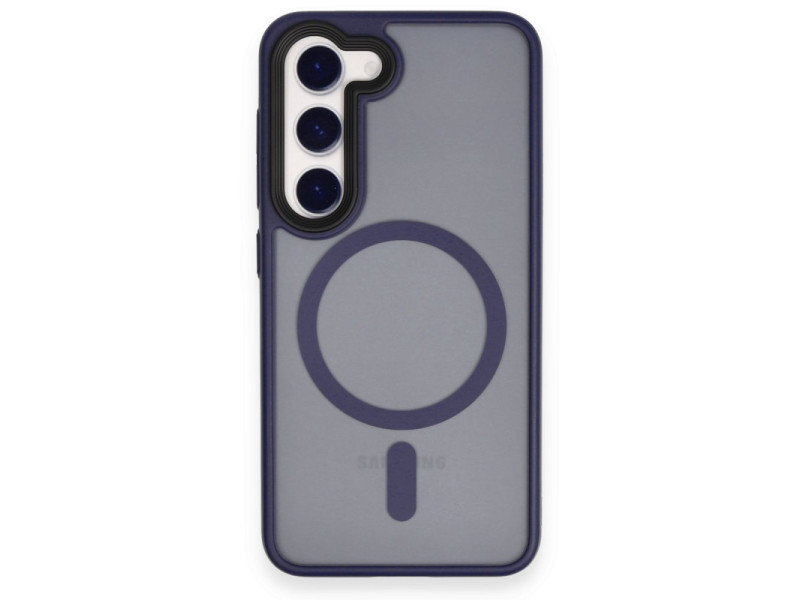 Newface Samsung Galaxy S23 Kılıf Trex Magneticsafe Kapak - Derin Mor