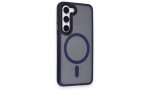 Newface Samsung Galaxy S23 Kılıf Trex Magneticsafe Kapak - Derin Mor
