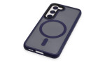 Newface Samsung Galaxy S23 Kılıf Trex Magneticsafe Kapak - Derin Mor