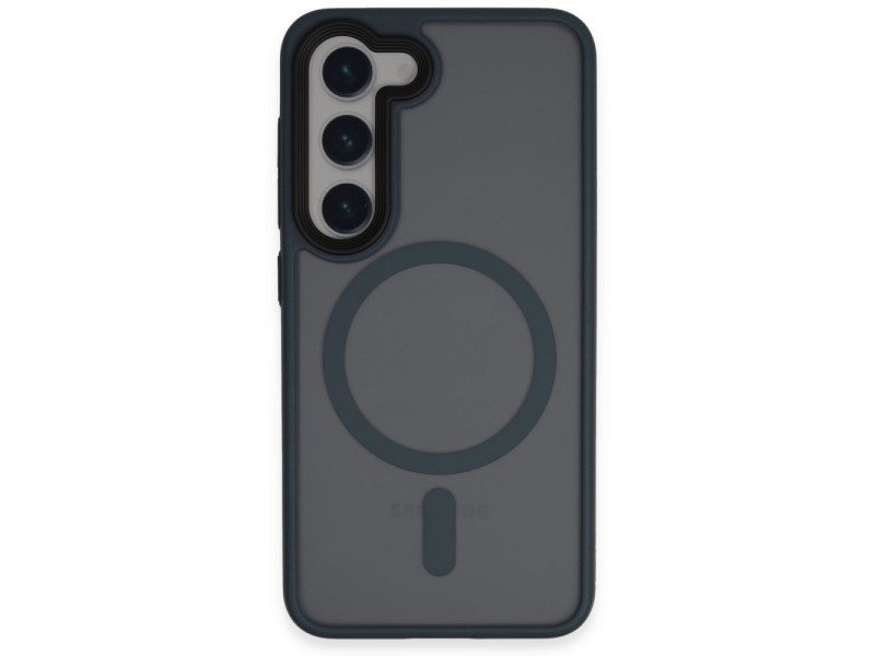 Newface Samsung Galaxy S23 Kılıf Trex Magneticsafe Kapak - Koyu Yeşil