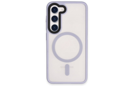 Newface Samsung Galaxy S23 Kılıf Trex Magneticsafe Kapak - Lila