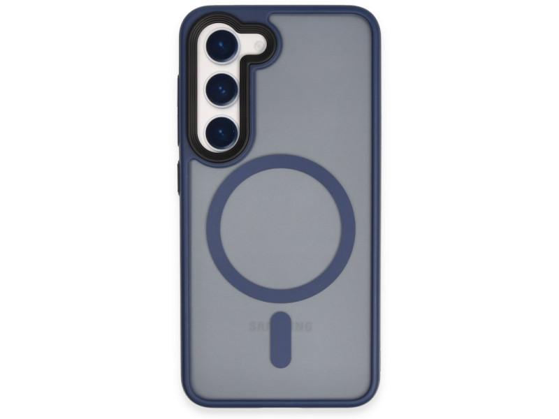 Newface Samsung Galaxy S23 Kılıf Trex Magneticsafe Kapak - Lacivert