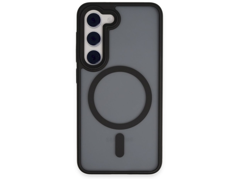 Newface Samsung Galaxy S23 Kılıf Trex Magneticsafe Kapak - Siyah