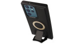 Newface Samsung Galaxy S23 Ultra Kılıf Merkür Magneticsafe Standlı Kapak - Siyah