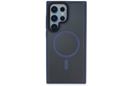 Newface Samsung Galaxy S23 Ultra Kılıf Trex Magneticsafe Kapak - Lacivert